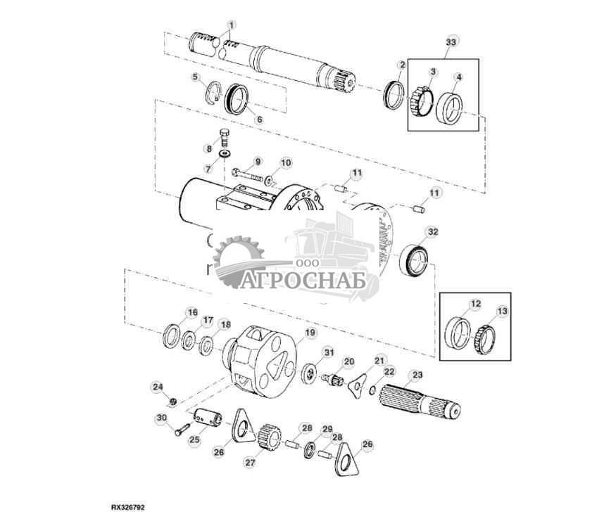 Planetary and Axle Shaft 